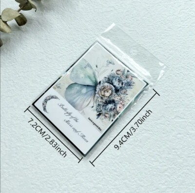 15pcs Spring Butterlfy P.E.T. Stickers- Scrapbook, Journal, DIY Crafts