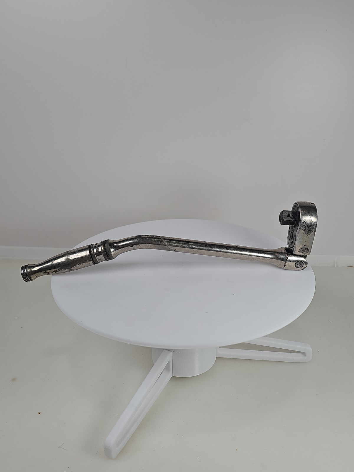 Snap-On Tools 3/8" Drive Standard Handle Bent Flex-Head Ratchet F732A USA