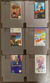 NES Game Lot (24) Authentic & Tested &ndash; Godzilla, Friday the 13th, Ultima