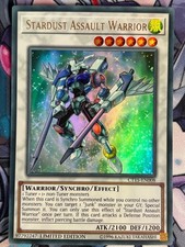 Stardust Assault Warrior CT15-DE008 LIMITED EDITION YuGiOh Karte 