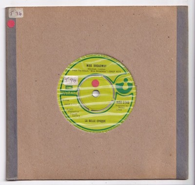 (AN599) La Belle Epoque, Miss Broadway - 1977 - 7 inch vinyl A1/B1