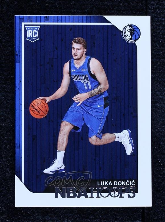 2018-19 Panini NBA Hoops Red Back Luka Doncic #268 7f0