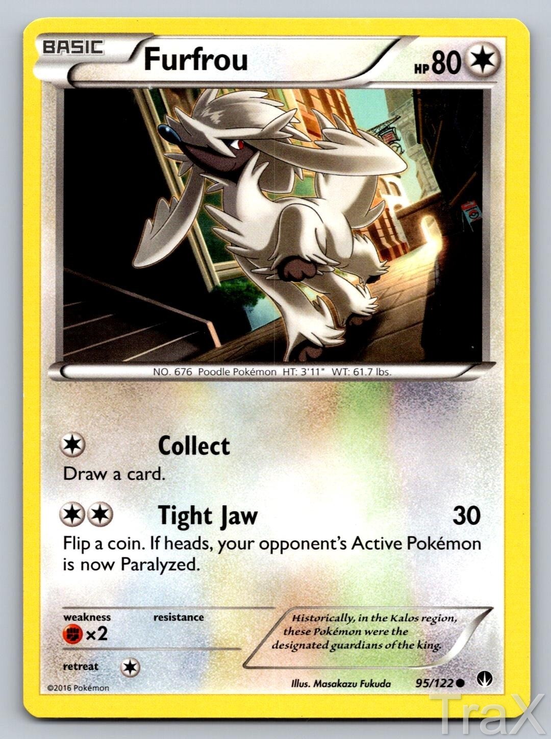 Furfrou 95/122 BREAKpoint Pokemon MP Common