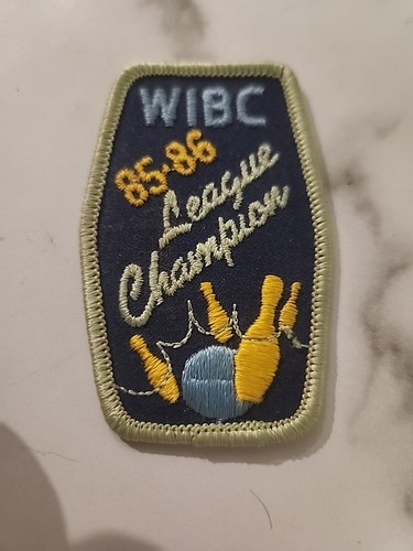 1985-86 WIBC Womens International Bowling Congress League Champion Patch - Afbeelding 11 van 12