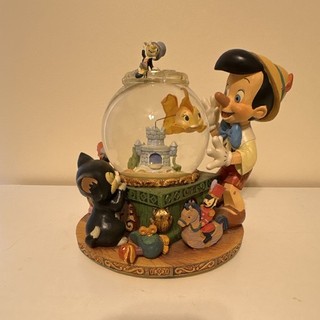 Toyland by Victor Herbert Disney Pinocchio Musical Snowglobe Music Box