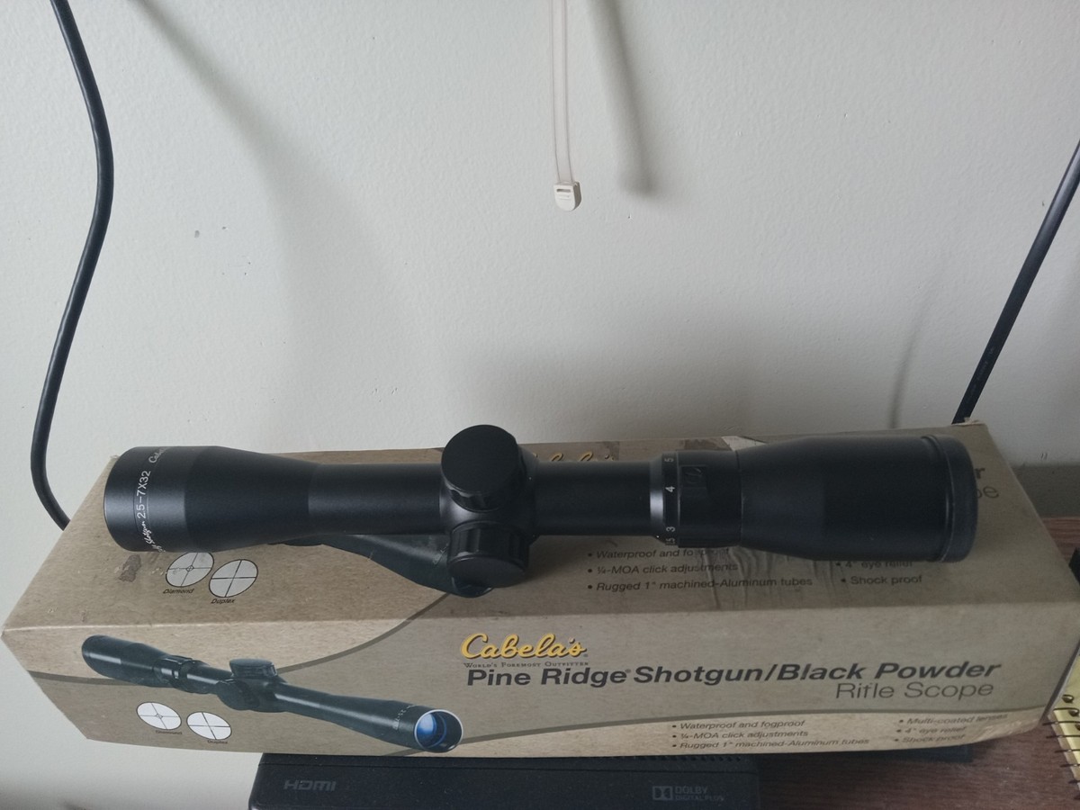 Cabela's Pine Ridge Rifle Scope 2.5x7x32 DML | eBay