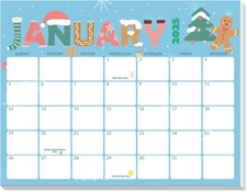 SUNEE Magnetic Refrigerator Calendar 2025-2027, 8.5" x 11" Wall Calendar