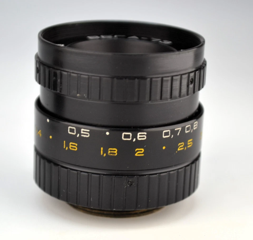 NEAR EXC! C-MOUNT SOVIET USSR VEGA-7E LENS f2/20, FOR MIRRORLESS CAMERAS (1) - Image 4 of 4