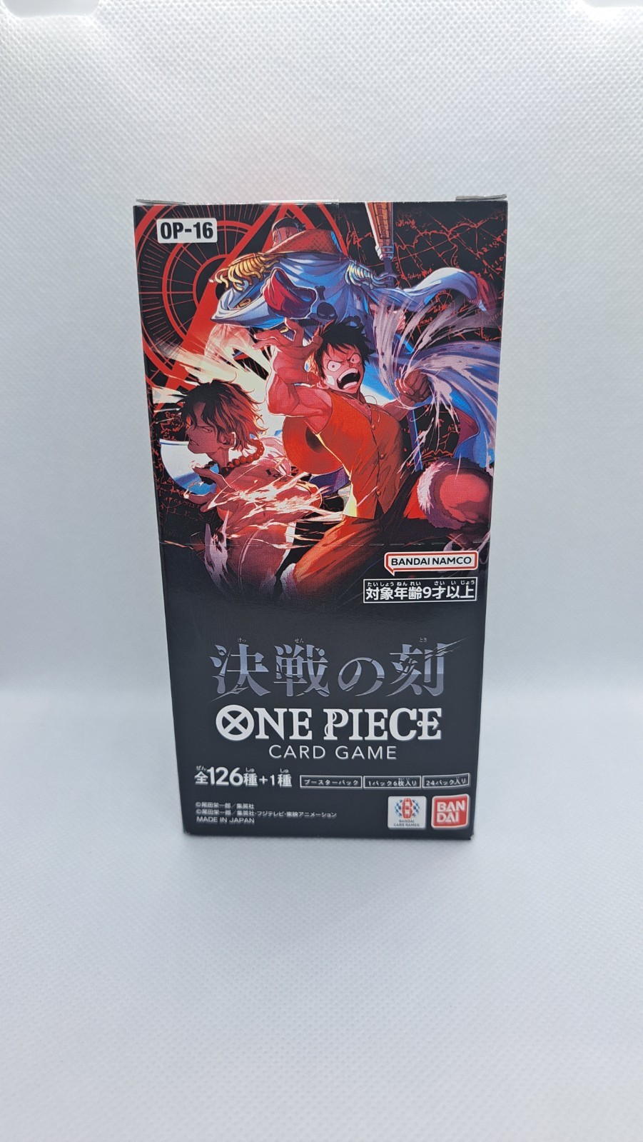 2026 One Piece Card Game OP-16 The Time Of Battle Booster Box Sealed Japanese