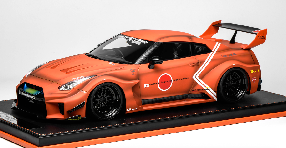 1/18 Liberty Walk Nissan GT-R ミニカー オレンジ s-l1200.png