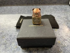 COPPERTIST.WU MOLE WHACKER FIDGET TOY FOR ADULTS brass & White Bronze & Copper