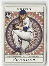 2018 TOPPS GYPSY QUEEN #TOD-17 NOAH SYNDERGAARD TAROT OF THE DIAMOND METS