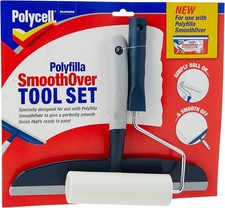 Polycell Polyfilla SmoothOver Roller And Spreader Smoothing Tool Set