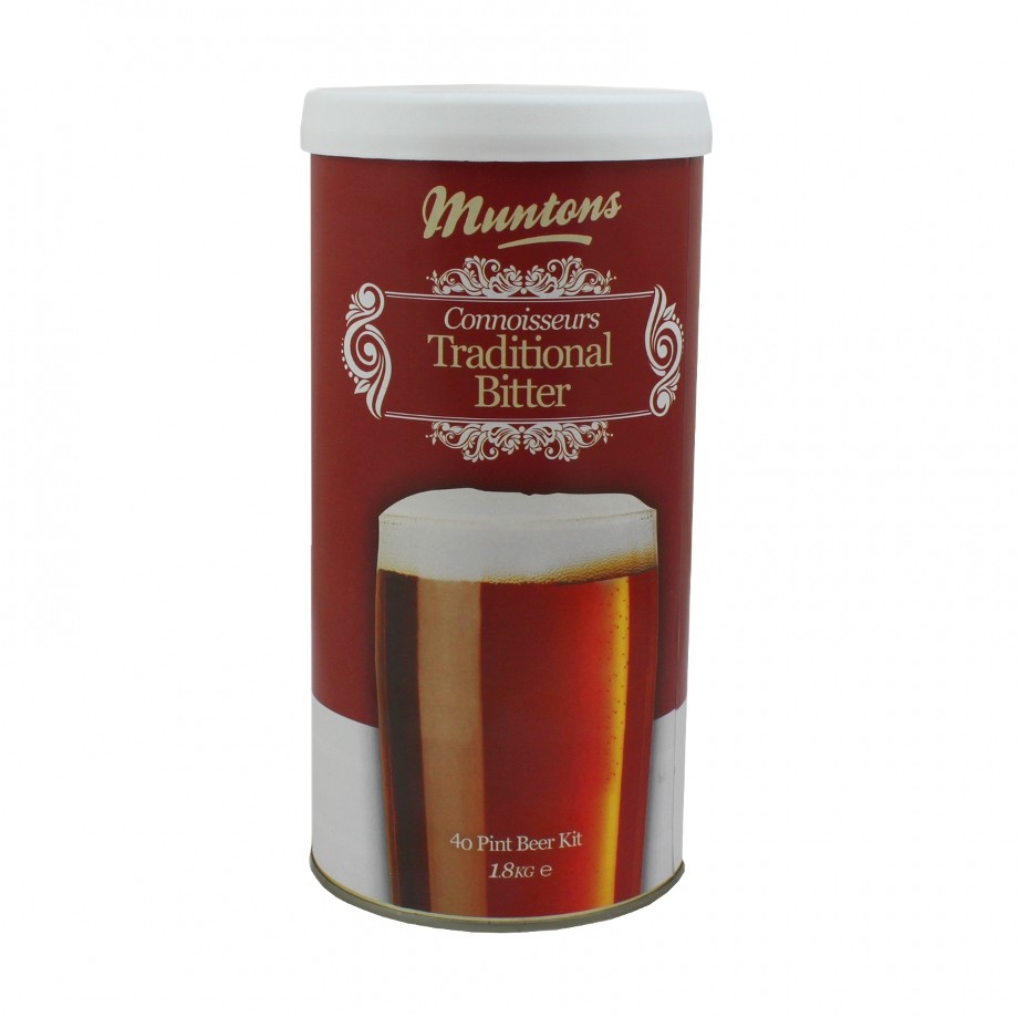 Muntons Connoisseurs Traditional Bitter - Home Brew Beer Ingredient Kit- 40 Pint