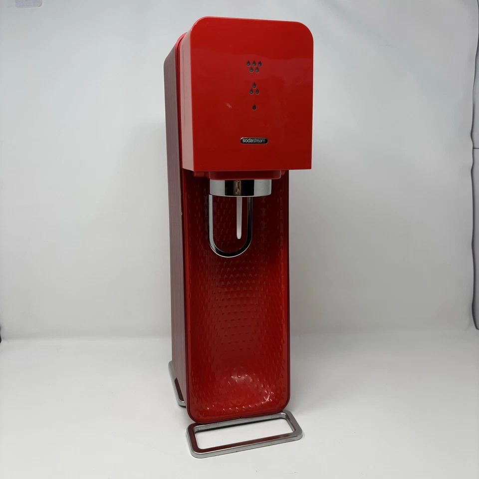 SodaStream Source Soda Maker rojo SOU-001 solo unidad *SIN botellas ni tanques de CO2 Foto 2 de 4