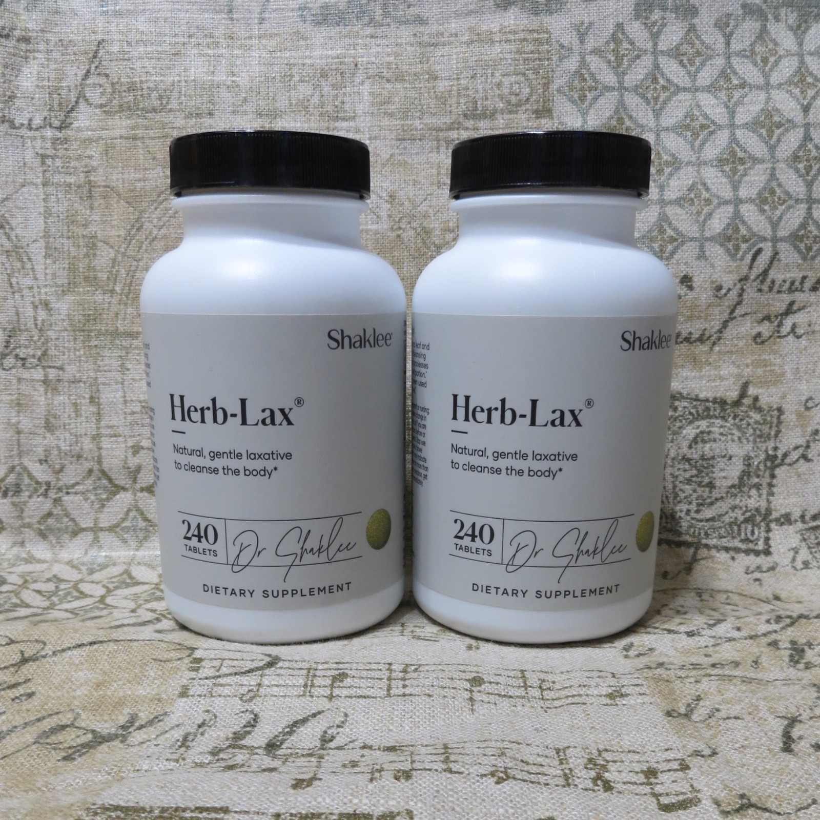 Lot of 2 Shaklee Herb-Lax 240 count EXPIRES Feb 2027 Sealed