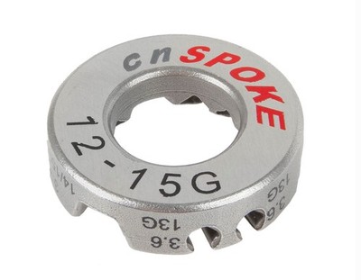 cnSpoke Speichenschlüssel Zentrierschlüssel Nippelspanner 12-15G 3 Kant-Auflage