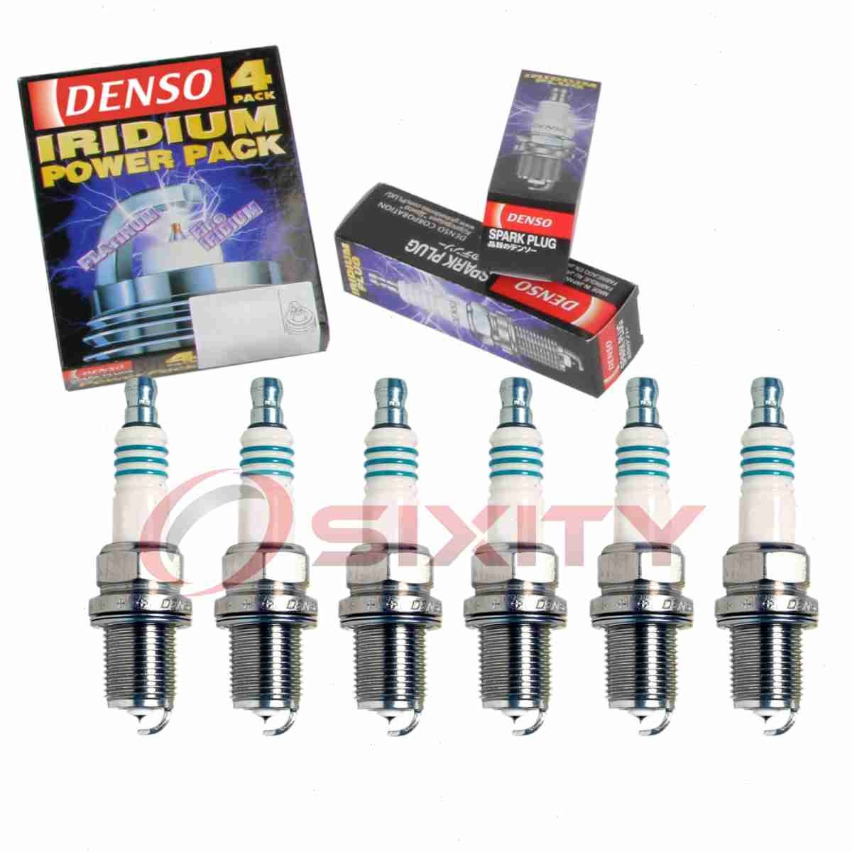 6 pc Denso Iridium Power Spark Plugs for 2002-2004 Volvo S80 2.9L L6 ez