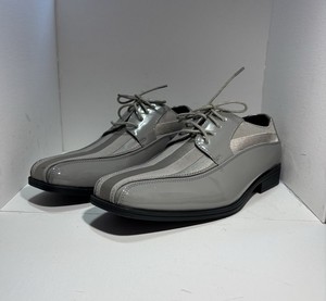 Viotti After Dark Men’s Light Gray Dress Shoes Size 9.5 New With Box