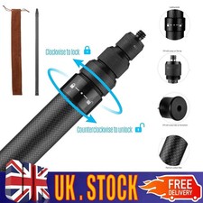 For Insta360 Adjustable Light Weight Carbon Fiber Invisible Selfie Stick Long 3M