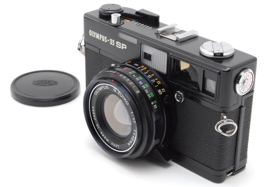 ☆MINT☆ Olympus 35SP 35 SP Black Rangefinder 35mm Film Camera From JAPAN - Image 3 of 4