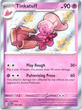 Tinkatuff Holo Shiny Rare SV: Paldean Fates 166/091 NM on eBay