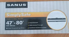 Sanus TV Wall Mount 47"-80" Fixed Slim Bracket LED LCD OLED TVs Up to 61kg