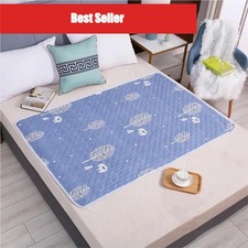 HOMEFISH Washable Baby Changing Pad Waterproof Reusable Urine Mat