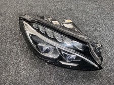 MERCEDES C CLASS DRIVER RIGHT LED HEADLIGHT A2059060705 GENUINE BENZ 2014-18