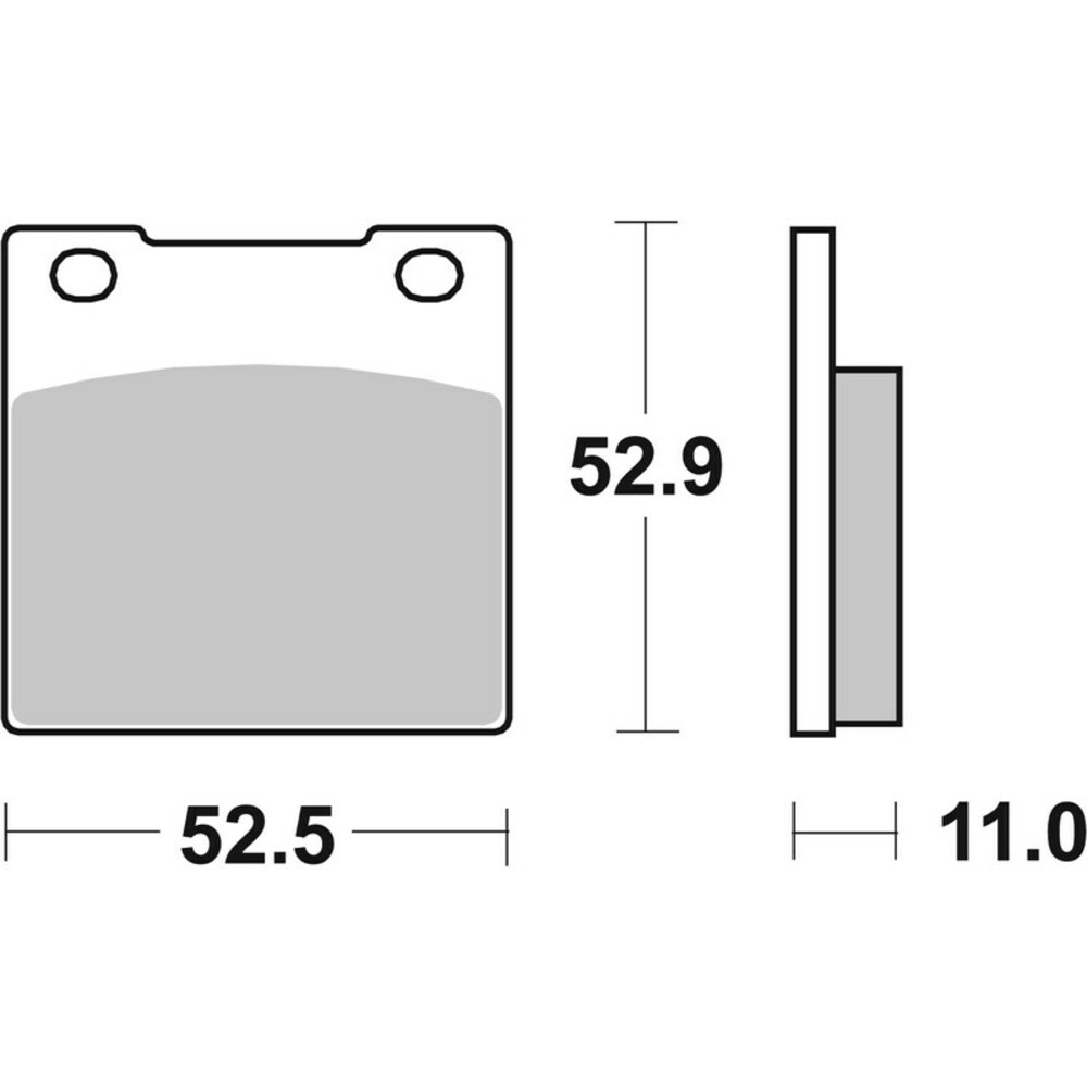 Brake Pads for HONDA CB 250 1979 Front OG Street Brembo - Image 7