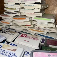 Huge Lot of Stamp Ink Stampin  Up Pads and More Various Brands and Sizes
