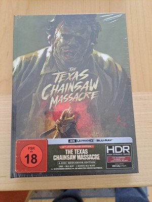The Texas Chainsaw Massacre 4K UHD & Blu-ray  Mediabook OVP