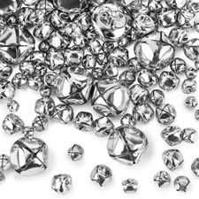 250PCS Jingle Bells Bulk Assorted Sizes Craft Bells for Crafts DIY Projects H...