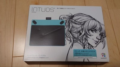 Wacom Intuos Draw Blue Pen Tablet Digitaler Zeichenblock mit Stift