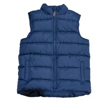 Gymboree Boys Size 10 Navy Blue Puffer Vest zips