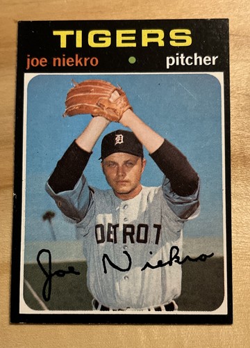 Joe Niekro #695 1971 Topps card