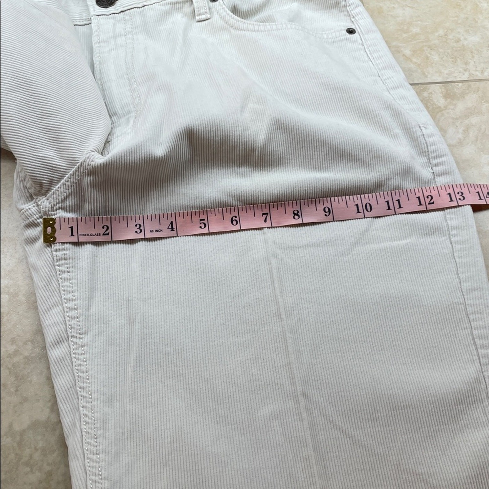 Lands’ End Men’s 36 Corduroy Pants Relaxed Fit Slightly Tapered Leg 100% Cotton