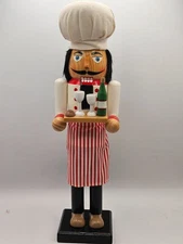 Vintage Decorative Nutcracker Chef Christmas Nutcracker 2009 Atico LTD 15 in.