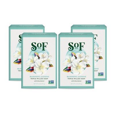 South Of France Sof Triple Milled Bar Soap - Coconut Oil Organic Shea Butter-