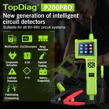 TOPDIAG P200 Pro Power Circuit Pr-obe Kit Automotive Circuit Tester Oscilloscope