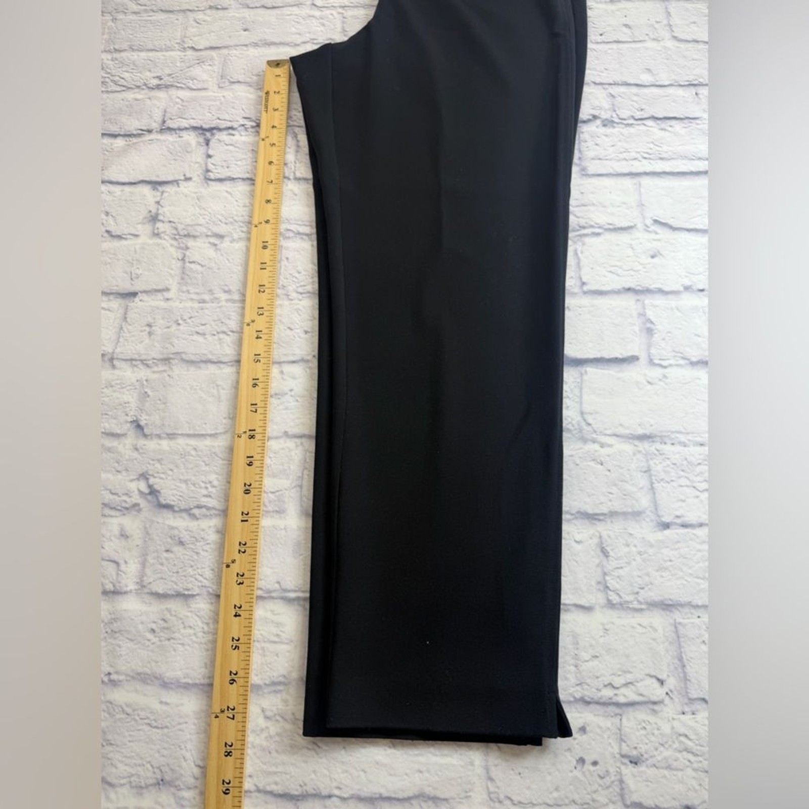 Sigrid Olsen Essentials Basic Black Pants. Straig… - image 8