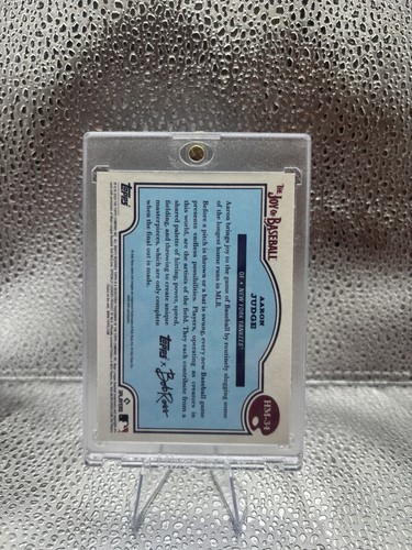 2025 Topps Bob Ross Joy of Baseball Aaron Judge #HM-34 Happy Mistake Short Print - Picture 2 of 2
