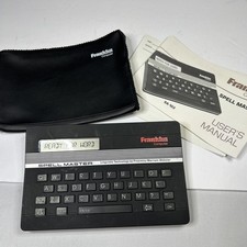 Franklin Computer Spelling Ace SA-98 Electronic Spell Checker w/case works