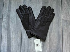UGG AUSTRALIA MENS WRANGELL LEATHER SMART GLOVES, 11991, BROWN OR BLACK, NWT 95