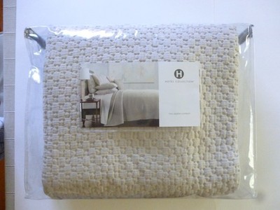Hotel Collection ''Speckle'' 100% Cotton Full/Queen Coverlet 94x96