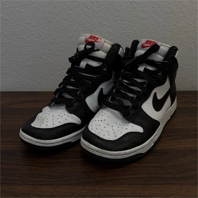 Nike Dunk High Black White W for sale | eBay