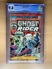 Ghost Rider #10 CGC 9.4 GRADED OW/WP.  Hulk app! Marvel 1975