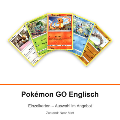 Pokémon GO Einzelkarten Englisch - Karte im Angebot auswählen