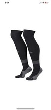 Nike Strike Knee-High Soccer Socks Black FQ8253-010 YTH 3Y-6Y Women  s 4-6 New