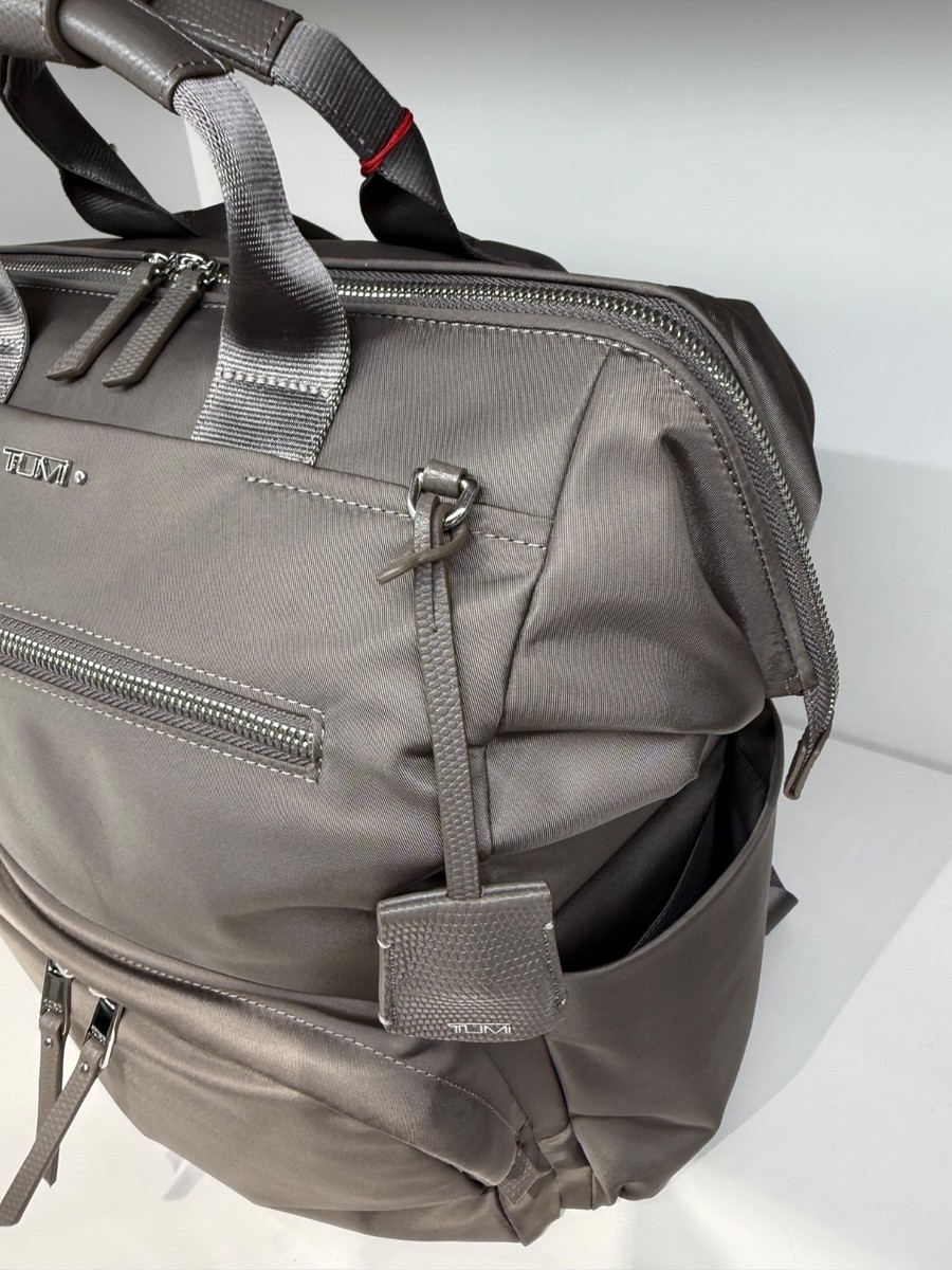 NEW Tumi Voyageur IRMA 16.1” FRAMED Nylon Laptop Backpack - ZINC